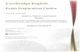 Cambridge English - Piazzi-Lena Perpenti · CAMBRIDGE ENGLISH Language Assessment Part of the University of Cambridge Cambridge English Language Assessment is a division of Cambridge