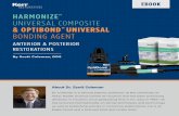 HARMONIZE UNIVERSAL COMPOSITE & OPTIBOND …...bonding agents have become prevalent in everyday practice for direct restoration ... Harmonize dentin shade A-1 followed by enamel B-1