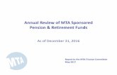 Annual Review of MTA Sponsored Pension Retirement Fundsweb.mta.info › mta › news › books › docs › 2017 05 Year End... · •Returns were exceedingly volatile in global fixed
