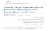 Mitigating Punitive Damages in Employment Retaliation and Discrimination Cases ...media.straffordpub.com/.../presentation.pdf ·  · 2015-10-29The audio portion of the conference