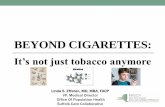 BEYOND CIGARETTES · •Product marketing unrestricted: unlike combustible tobacco •Market trends • Sales increasing • Strongest growth in convenience store channel • Best