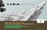 LIBA BusIness admInIstratIon LoyoLa InstItute of · LIBA BusIness admInIstratIon Loyola Campus, Chennai - 600 034 Executive Diploma in Management ... Delivered by distinguished faculty