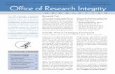 U.S. Department of Health and Human Services • Office of ...ori.hhs.gov/images/ddblock/dec_vol22_no1.pdf · requires complex teams; the age of the individual researcher is all but