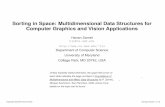 Sorting in Space: Multidimensional Data Structures for ... › ~hjs › slides › siggraph2016-tutorial... · usually implicit rather than explicit so that the data need not be resorted