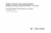 AXI High Bandwidth Memory Controller v1.0 LogiCORE IP ......The AXI High Bandwidth Memory Controller provides access to one or both the 1024-bit wide HBM stacks depending on the device