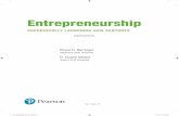 Entrepreneurship - Pearson EducationMyth 4: Entrepreneurs Should Be Young and Energetic 18 Myth 5: Entrepreneurs Love the Spotlight 19 Types of Start-Up Firms 19 PARTNERING FOR SUCCESS: