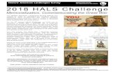 2018 HALS Challenge - National Park Service2018 HALS Challenge: Memorialization, Commemorating the Great War The HALS office is continuing the challenge again in 2018 with a new theme,