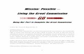 Mission: Possible Living the Great Commission intro.pdf · 6 Introduction “What is impossible with man is possible with God.” - Jesus in Luke 18:27 “Mission: Impossible” was