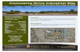 Commerce Drive Industrial Site - fwpc.net · Commerce Drive Industrial Site 4576 North Commerce Drive, Sierra Vista, AZ. 85635 Location The 1.02 acre site is situated in the Crossroads