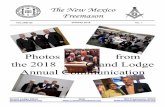 Photos from the 2018 Grand Lodge Annual Communication · Welcome to Team 2018! Serving as Grand Master of Masons in New Mexico is an indescribable honor, and I thank you all for the
