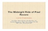 The Midnight Ride of Paul Revere - splash.customteach.orgsplash.customteach.org/wp-content/uploads/2017/01/Paul_Revere.pdf · • The Midnight Ride of Paul Revere , document camera,