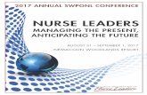 SWPONL 38 Conference Brochure_2017 .pdfSWPONL 38th Annual Educational Conference August 31 -September 1, 2017 Nemacolin Woodlands Resort, Farmington, Pennsylvania Dear Colleagues: