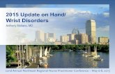 2015 Update on Hand/ Wrist Disorders - Boston College · 2015 Update on Hand/ Wrist Disorders Anthony Mollano, MD. DISCLOSURES ... COLLES FRACTURE . WRIST SCAPHOID FRACTURE . 21yo