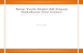 New York State All Payer Database Use Casesinformed decision-making. Comprehensive information on disease incidence, treatment costs, and health outcomes is essential for informing