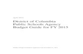 April 2014 District of Columbia Public Schools Agency ... · FY 2015 Proposed Budget and Financial Plan District of Columbia Public Schools D-5 In FY 2015, DCPS will see a $56.9 million