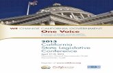 california State legislative conference · As HR professionals, we all know the challenges associated with our rapidly changing state employment laws. The California State Legislative