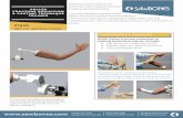 COMPONENTS & ANATOMY - Sawbones€¦ · The Colles fracture reduction training arm comes with two ways to secure the arm, either to a bedrail or to a table mounted clamp. The model