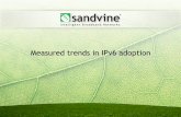 Measured trends in IPv6 adoption · Measured trends in IPv6 adoption . Sandvine and World IPv6 Day 24-hour live test day for IPv6 •June 8, 2011; Who: Google, Facebook, Yahoo!, Akamai,