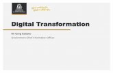 Digital Transformation - IPAA WA · Connectivity Improving access to telecommunications and ICT services, particularly for regional and remote communities. Affordability Sustainably