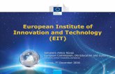 EIT - UCY · EIT –an integral part of The EIT contributes to H2020 by addressing societal challenges via the integration of the knowledge triangle H2020 has a budget of …