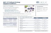 ACC.17 Advertising Opportunities - J. Spargoexpo.jspargo.com/exhibitor/acc2017advertisingopportunities.pdf · Track – a pathway that will showcase the current and future technology