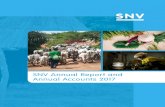 SNV Annual Report and Annual Accounts 2017€¦ · 2 SNV ANNUAL REPORT 2017 SNV is a not-for-profit international development organisation. Founded in the Netherlands in 1965, we