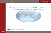 International Best Practices Regarding Coal Quality · 2018-06-07 · Transportation of coal is a significant issue in China, where most of the coal mines are located in the northwest