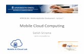Mobile Cloud Computing - Arvutiteaduse instituut · Firebase Cloud Messaging (FCM) • GCM is now deprecated and is being replaced by FCM • FCM also supports sending messages to