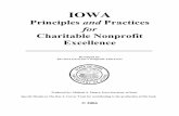IOWA · 2014-05-08 · IOWA Principles and Practices for Charitable Nonprofit Excellence 2006 at University of Iowa will allow an organization to be listed on the Register. Any other