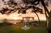 ESCAPE TO PARADISE · 2019-08-28 · The setting of Anantara Mai Khao Phuket Villas is tranquil, but recreation and fun are always close by. Everyday, Anantara features a range of
