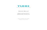 Materials Science - TUHH · metals, ceramics, polymers and their composites the mutual interplay between materials behavior, microstructure, and processing mechanical properties,
