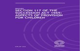 [Draft]Report on Section 117 of the Succession Act 1965 · 1. Legal policy underlying section 117 14 2. Demographic context of family provision in Ireland 17 3. Conclusions on the
