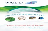 XXXIII Congress of the ESCRS - Wiols.com · 2015-09-16 · was +3.57±1.649 diopters (D) measured by autorefractometer and –0.03±0.195 D in ma-nifest refraction. The mean cylinder