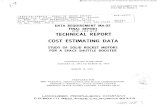 TECHNICAL REPORT COST ESTIMATING DATA · 2013-08-31 · LPC Document No. 629-6 Vol II, Book 3 Data Requirement MA-02 FINAL REPORT TECHNICAL REPORT COST ESTIMATING DATA STUDY OF SOLID