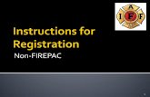 Instructions for Registrationmember.iaff.org/.../IAFF_Files/InstructionsRegistrationNonFIREPAC.pdf · Instructions for Registration . Message Adobe PDF Reply All CRM Fields ... Frontline