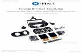 Oculus Rift CV1 Teardown - Amazon Web Services Oculus Rift CV1 Teardown Teardown of the Oculus Rift