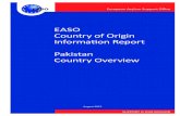 Pakistan Country Overview - Refworld · Pakistan . Country Overview. August 2015. European Asylum Support Office. SUPPORT IS OUR MISSION August 2015. EASO . Country of Origin Information