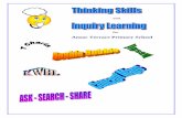 Anzac Terrace Primary SchoolAnzac Terrace Primary School Contents 1. Our Inquiry Learning Model 2. Thinking Skills – Scope and Sequence 3. Thinking worksheets and Easiteach 4. T