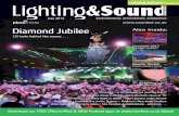 Diamond Jubilee Also Inside · 50 construction plan of the venue with the L-Acoustics Soundvision software. Then we implemented the set design and the rigging plot to get an optical