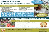 3stepsolutions.s3.amazonaws.com...YOUR DREAM FAMILY OWNED FOR OVER GARDEN BEGINS AT, , , GARDEN CENTER Seven flowering greenhouses! Shrubs, Perennials, Trees & More! SPRING EVENTS