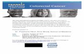 Dr. Prashanti Atluri, ECU Brody School of Medicine · receive a free copy of the informational booklet, Frankly Speaking About Cancer: Colorectal Cancer. Featured speaker is: Dr.