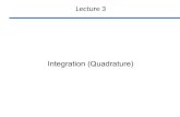 Lecture 3 - Nikhefhenkjan/NUMREC/lecture3.pdf · Lecture 3 Integration (Quadrature) Computational Methods 2017 2 Summary Lecture 2 • Interpolation – Higher-order: stiffer –