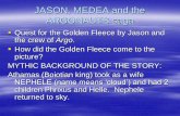 JASON, MEDEA and the ARGONAUTS saga · 2011-11-16 · JASON, MEDEA and the ARGONAUTS saga Quest for the Golden Fleece by Jason and the crew of Argo. How did the Golden Fleece come