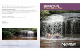 Waterfalls - Western Carolina University · Waterfalls Where Whee Play Parks & Recreation Management Students in the Parks & Recreation Management major have produced this guide.