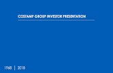 COSTAMP GROUP INVESTOR PRESENTATION - AIM-Italia · COSTAMP GROUP INVESTOR PRESENTATION 65% 17% 5% 4% 3% 3% 3% Production Design Quality Logistics Administration Purchase Sales Personnel
