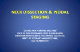 NECK DISSECTION & NODAL STAGING - AHNS · Larynx cancer metastases •Levels II, III and IV commonly involved while levels I and V rarely involved. •SND (II-IV) is the procedure