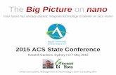 The Big Picture on nano - Aventri | Event & Meeting ... · nano tech impact on AC industry Mantra Preamble . 2015 ACS State Conference 3 content, credits & references . ... Financial