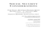 Social Security Considerations€¦ · Web viewSocial Security Considerations For Entrepreneurs With Developmental Disabilities The Ellis L. Phillips Foundation, Cooperative Production,