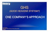 ONE COMPANY’S APPROACH - roof coatings...The principles of GHS are integrated into the new OSHA Hazard Communication Standard (HCS) regulations found at 29 CFR 1910.1200. • It