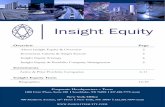 About Insight Equity & Overview 2 Investment Criteria ... · Corporate Headquarters – Texas 1400 Civic Place, Suite 250 Southlake, TX 76092 817.488.7775 main ... PPI-Time Zero is